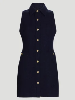 Sophia Sleeveless Mini Shirt Dress