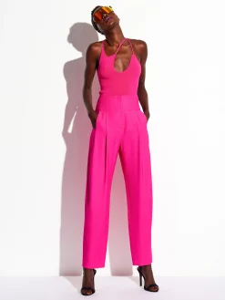 3-Strap Knit Top in Pink