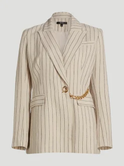 Sunny Grommet Double Breasted Blazer