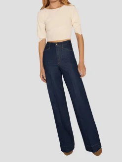 The Mischa Super Rise Wide Leg Denim