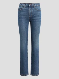 The Valentina Super High Rise Straight Jeans