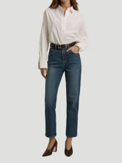 The Valentina Super High Rise Straight in Cambridge