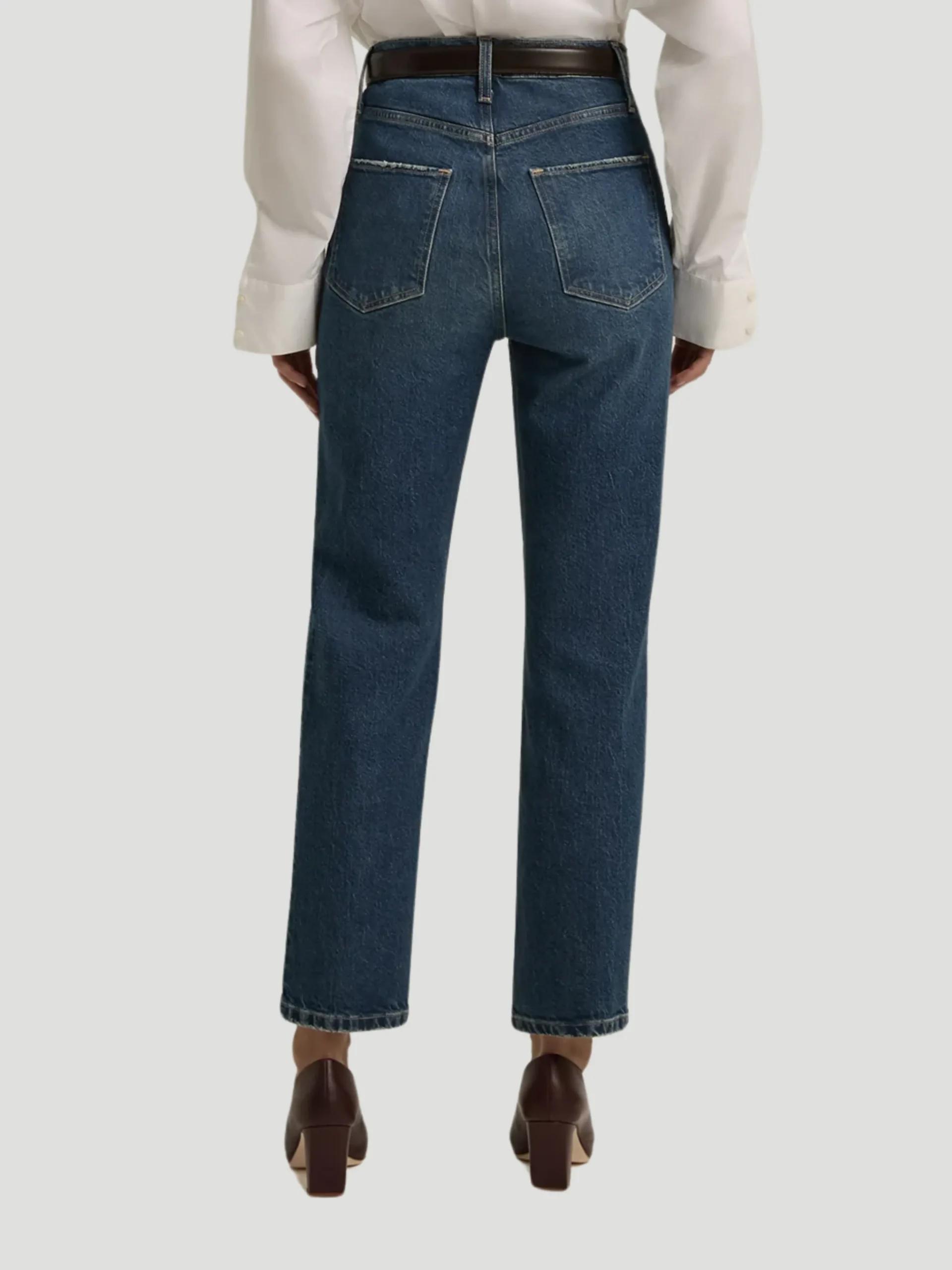The Valentina Super High Rise Straight in Cambridge
