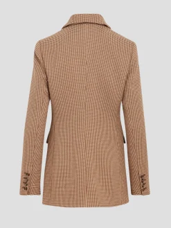 Toffee Houndstooth The Phoebe Blazer