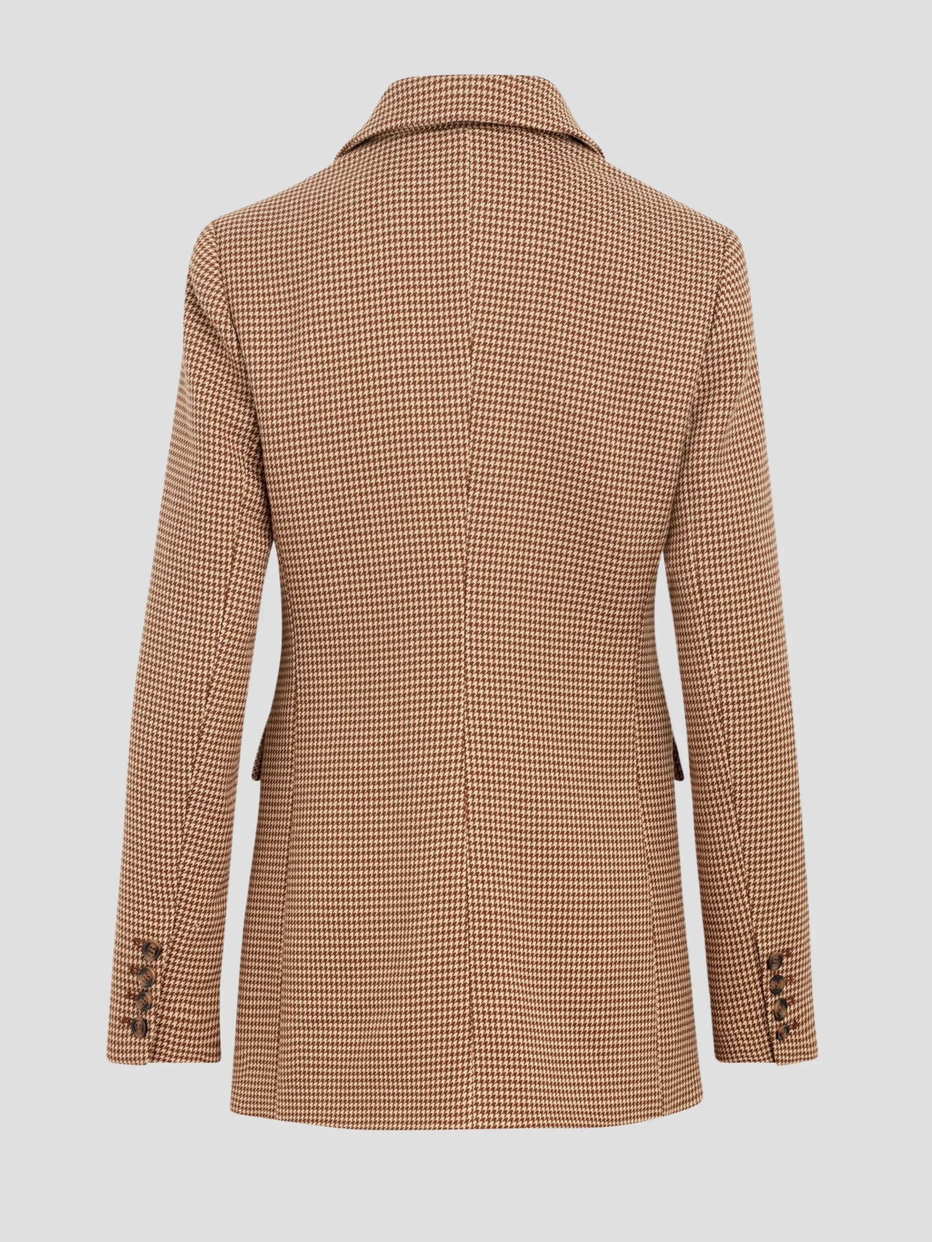 Toffee Houndstooth The Phoebe Blazer