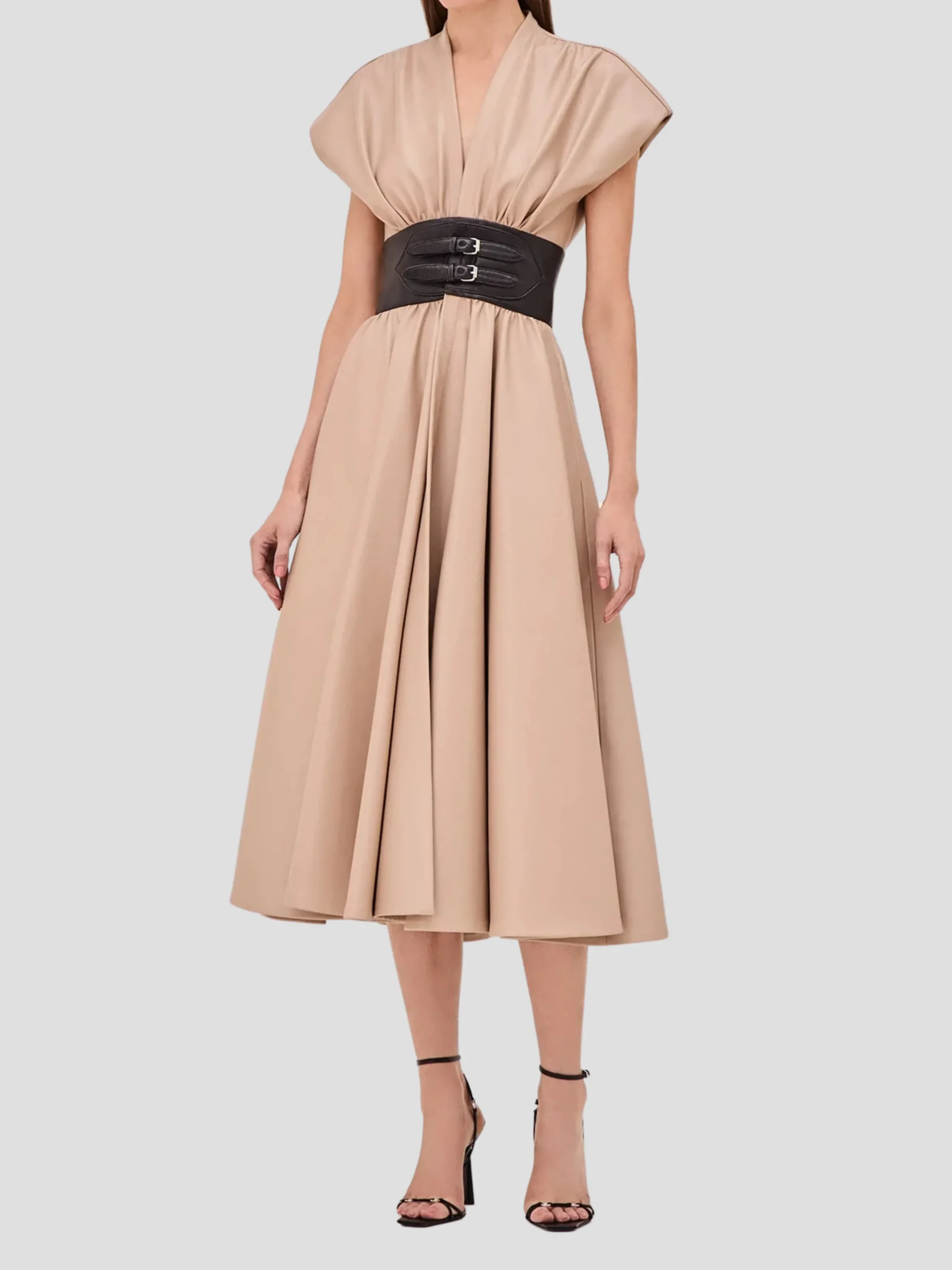 Viktora Belted Dress
