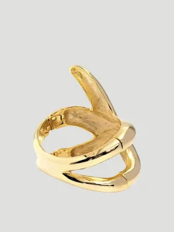 Vintage Polished Gold Starfish Bracelet