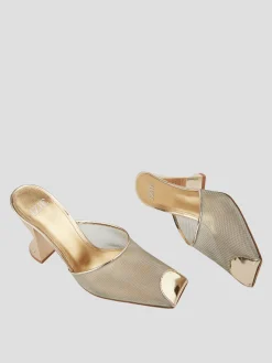 Waverly Mule in Gold