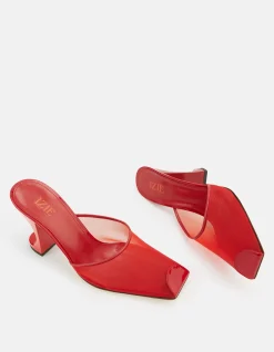 Waverly Mule in Red