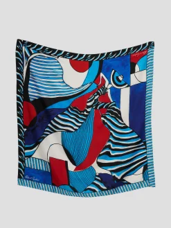 Yacht Lady Square Scarf
